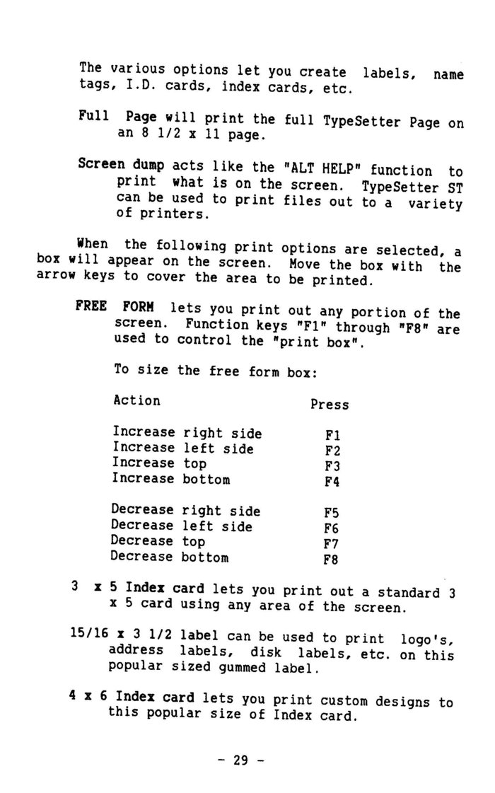 Instructions page 33