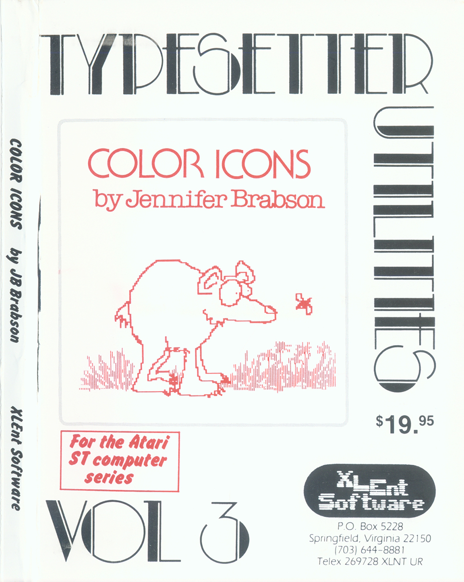 Typesetter Utilities Vol. 3 - Color Icons — Disk 1