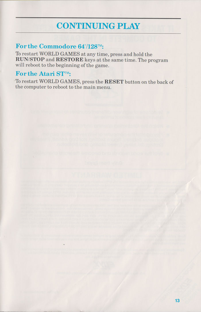 Instructions page 15