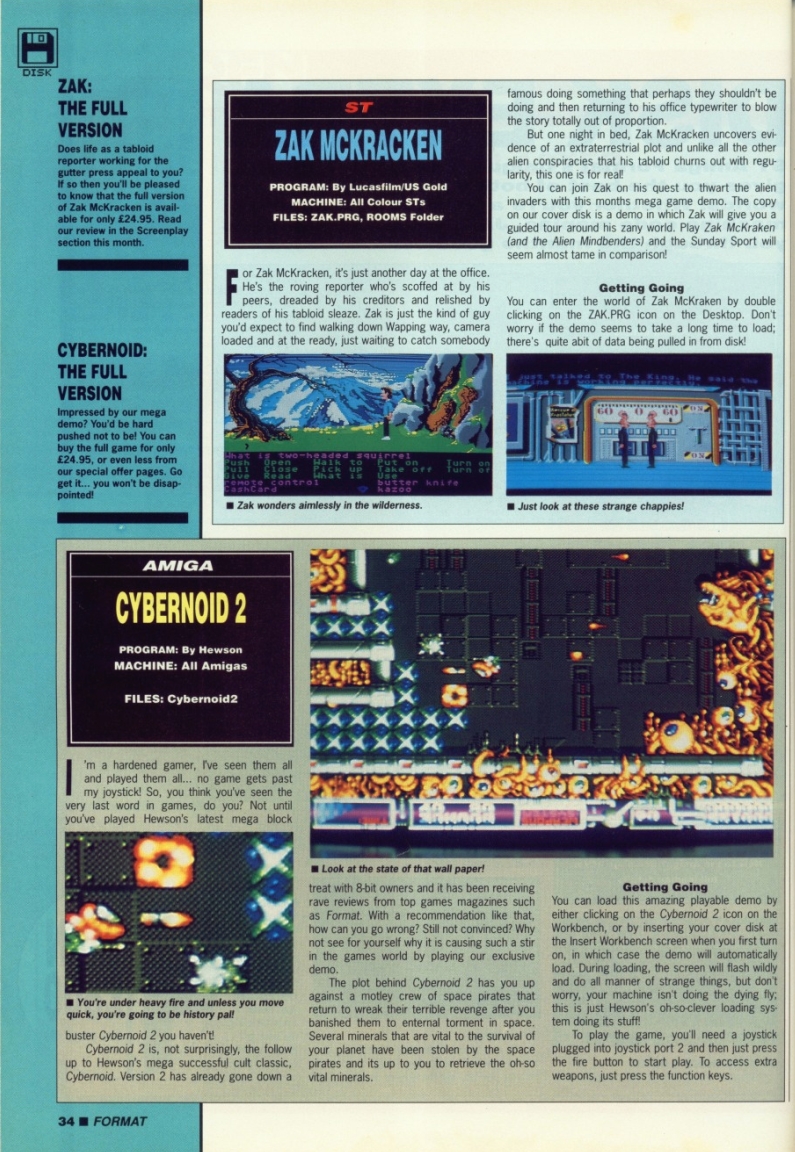 Atari ST Zak McKracken And The Alien Mindbenders Scans Dump 