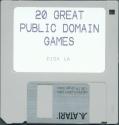 20 Great Public Domain Games Atari disk scan