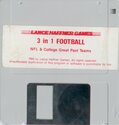 3-in-1 Football Atari disk scan