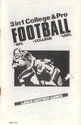3-in-1 Football Atari instructions