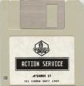 Action Service Atari disk scan