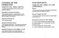 Another World Atari instructions