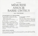 Barre l'Intrus Atari instructions