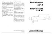 Battlehawks 1942 Atari instructions