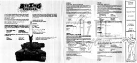 Blazing Thunder Atari instructions