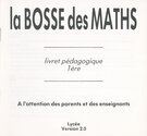 Bosse des Maths - 1ère (La) Atari instructions