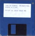 CAD-3D Fonts, Primitives, Hints and Tips Disk Atari disk scan
