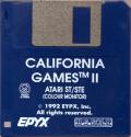 California Games II Atari disk scan