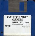 California Games Atari disk scan