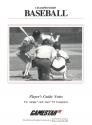 Championship Baseball Atari instructions