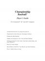 Championship Baseball Atari instructions