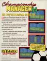 Championship Manager 94 Atari disk scan