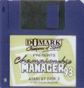 Championship Manager 93 Atari disk scan
