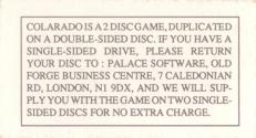 Colorado Atari instructions