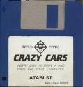 Crazy Cars Atari disk scan