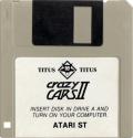 Crazy Cars II Atari disk scan