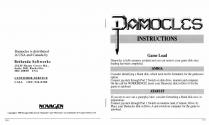 Damocles - Mercenary II Atari instructions