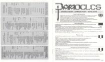 Damocles - Mercenary II Atari instructions
