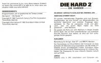 Die Hard II - Die Harder Atari instructions