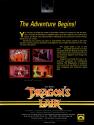 Dragon's Lair Atari disk scan