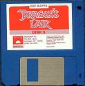 Dragon's Lair Atari disk scan