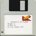 Dragons of Flame Atari disk scan