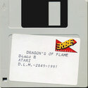 Dragons of Flame Atari disk scan