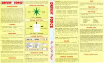 Drivin' Force Atari instructions