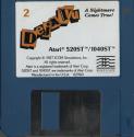 Déjà Vu Atari disk scan