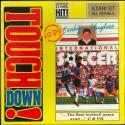 Emlyn Hughes International Soccer Atari disk scan