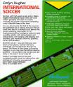 Emlyn Hughes International Soccer Atari disk scan
