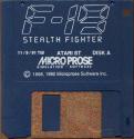 F-19 Stealth Fighter Atari disk scan