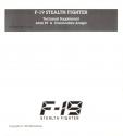 F-19 Stealth Fighter Atari instructions