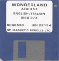 Fantastic Worlds Atari disk scan