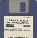 Folle Lecture de Don Quichotte (La) Atari disk scan