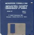 Formula One Grand Prix Atari disk scan