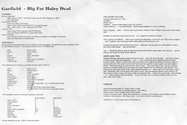 Garfield - Big, Fat, Hairy Deal Atari instructions
