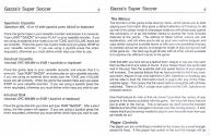 Gazza's Super Soccer Atari instructions