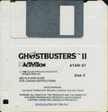 Ghostbusters II Atari disk scan