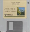 Gold Rush! Atari disk scan