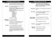 Gunship Atari instructions