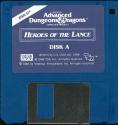 Heroes of the Lance Atari disk scan