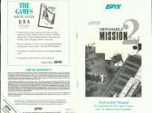 Impossible Mission II Atari instructions