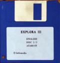 Indiana Jones & the Last Crusade / Explora III Atari disk scan