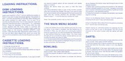 Indoor Sports Atari instructions