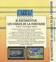 Je Reconstitue les Fables de La Fontaine Atari disk scan