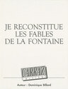 Je Reconstitue les Fables de La Fontaine Atari instructions